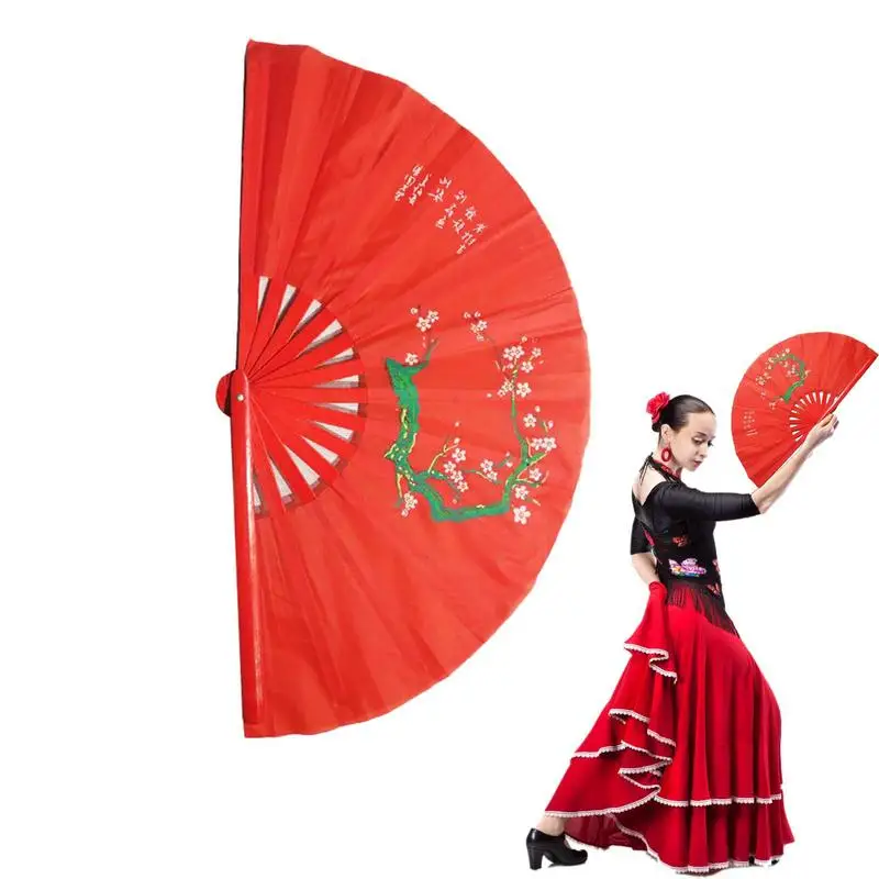 Chinese Bamboo Folding Hand Held Fan  Dance Party Pocket Gifts Elegant And Durable for Wedding Portable Hand Fans Decoration