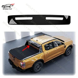 High Quality ABS For Ford Ranger Wildtrak 2023+ Car Rear Wing Spoiler Body Kit Glossy Black