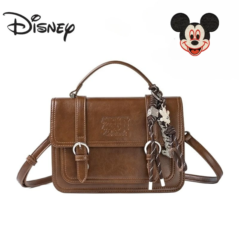 

Винтажная сумка-мессенджер с Микки Диснеем для девочек, сумка через плечо на одно плечо, сумка через плечо, подарки на День святого Валентина, Рождество, Хэллоуин