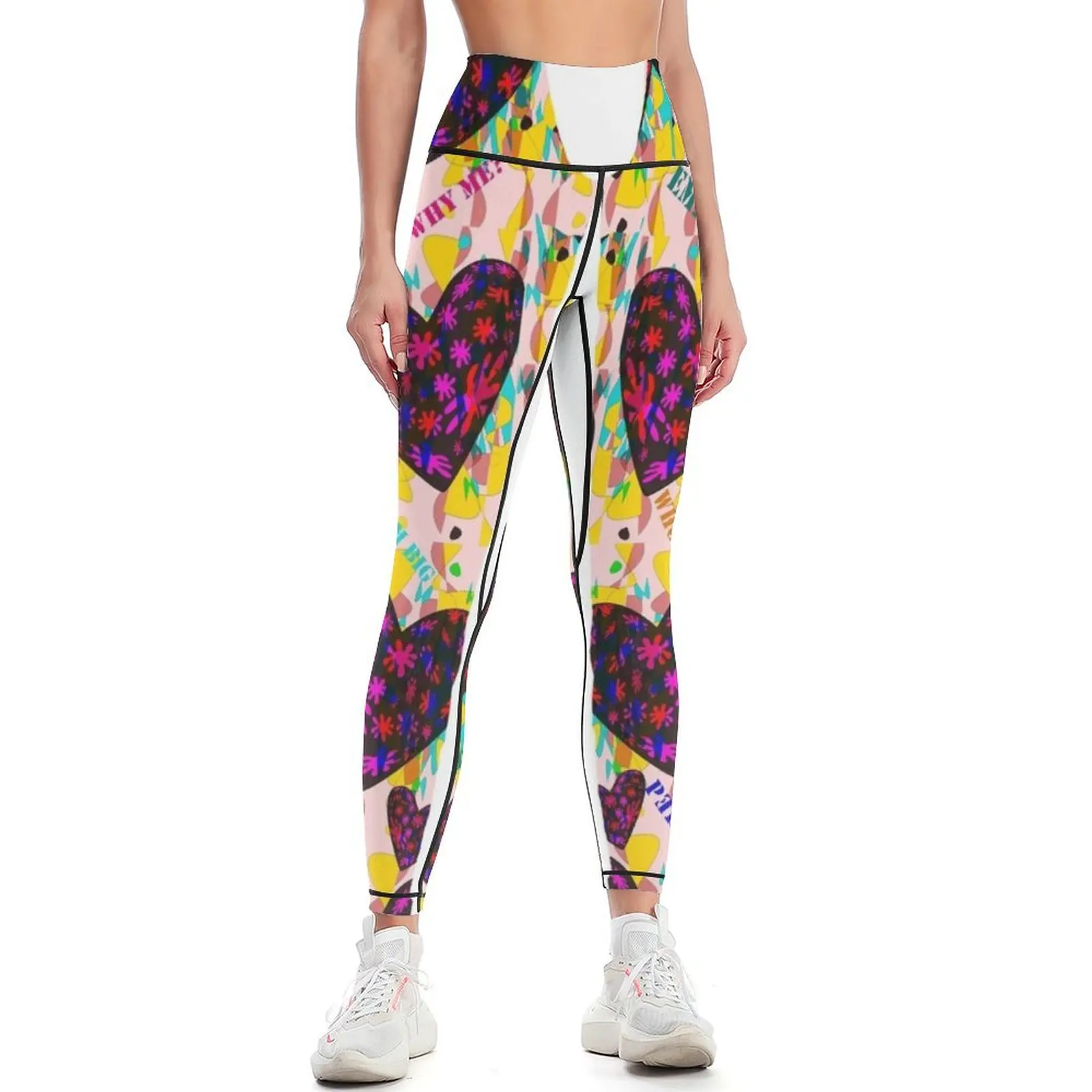 

Hearts Feel Leggings Women's sports pants Sports pants for Womens Leggings