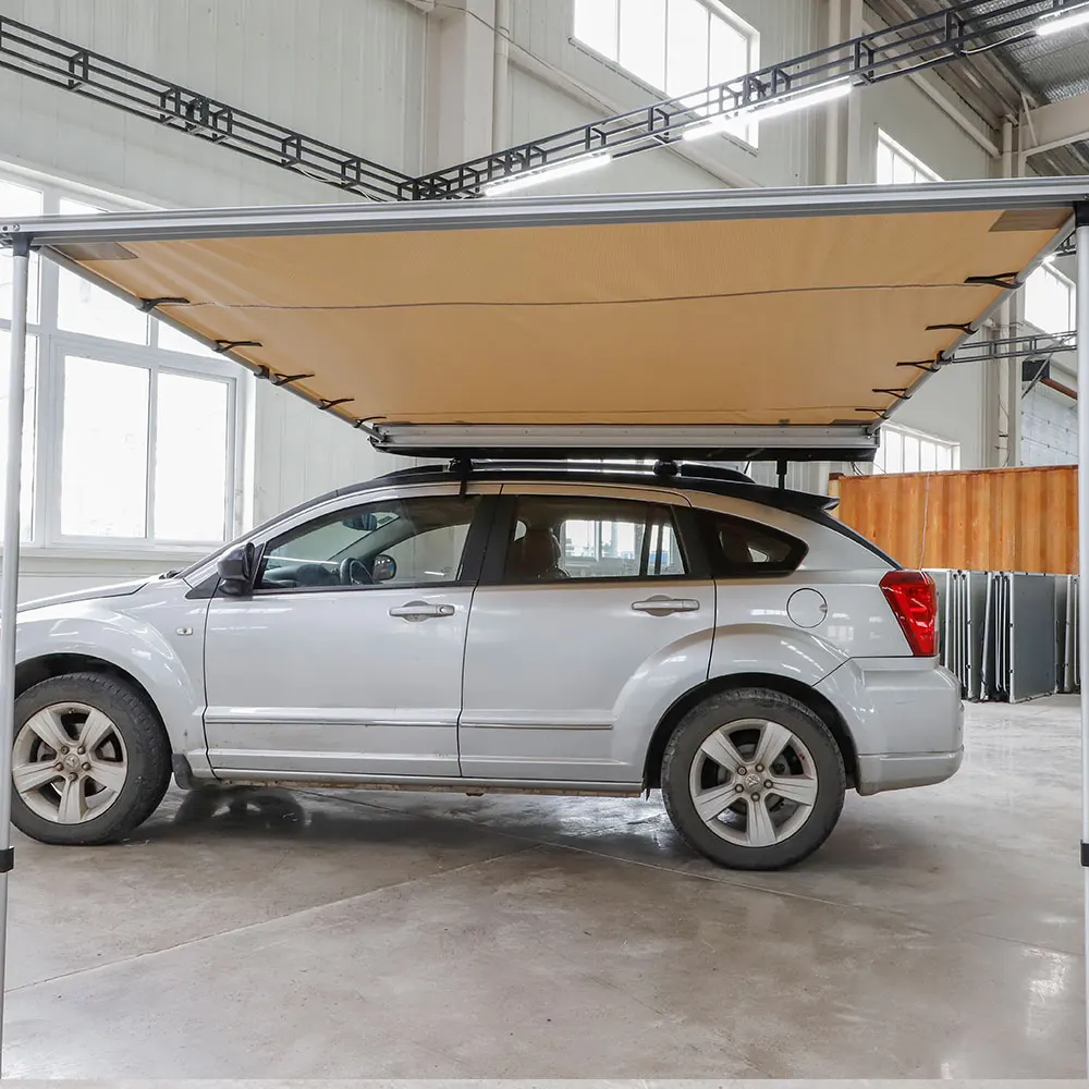 

Wholesales Price Outdoor Camping 4x4 Offroad Adventure Car Sun Shelter Roof Top Awning with Fast Delivery Time