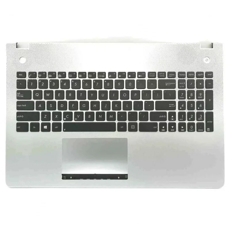 New For ASUS N56 Series Laptop Palmrest with Keyboard and Bottom Case Replacement Kit N56V N56VV N56VB N56VZ N56VJ