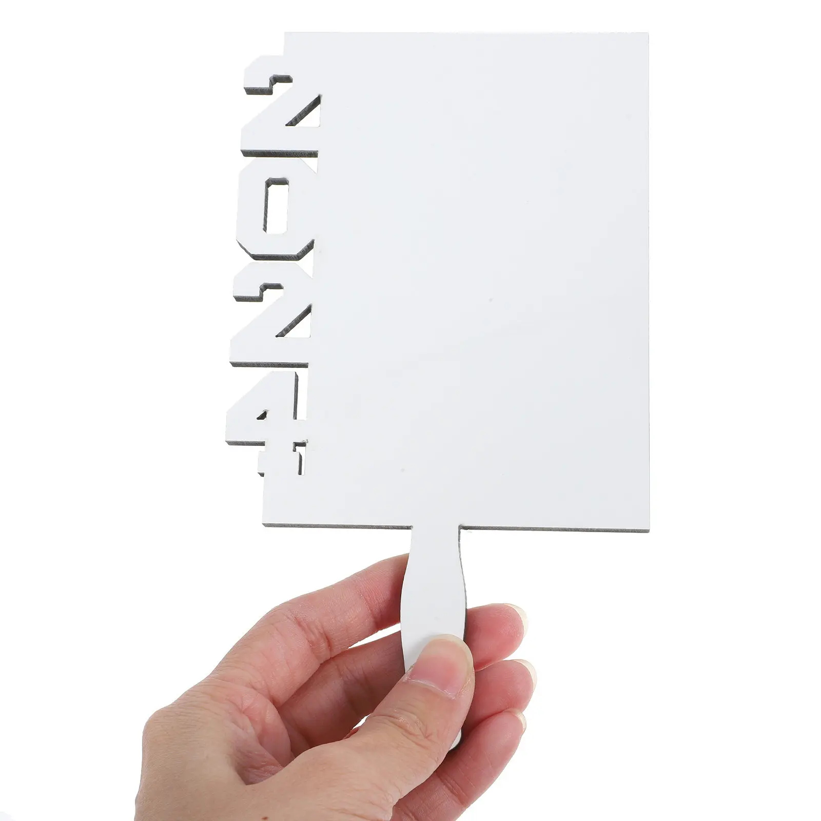 2024 Graduation Sublimation Blank Photo Fan DIY Handheld Decor for Party Office Home Restaurant Love Theme Heat Transfer Craft