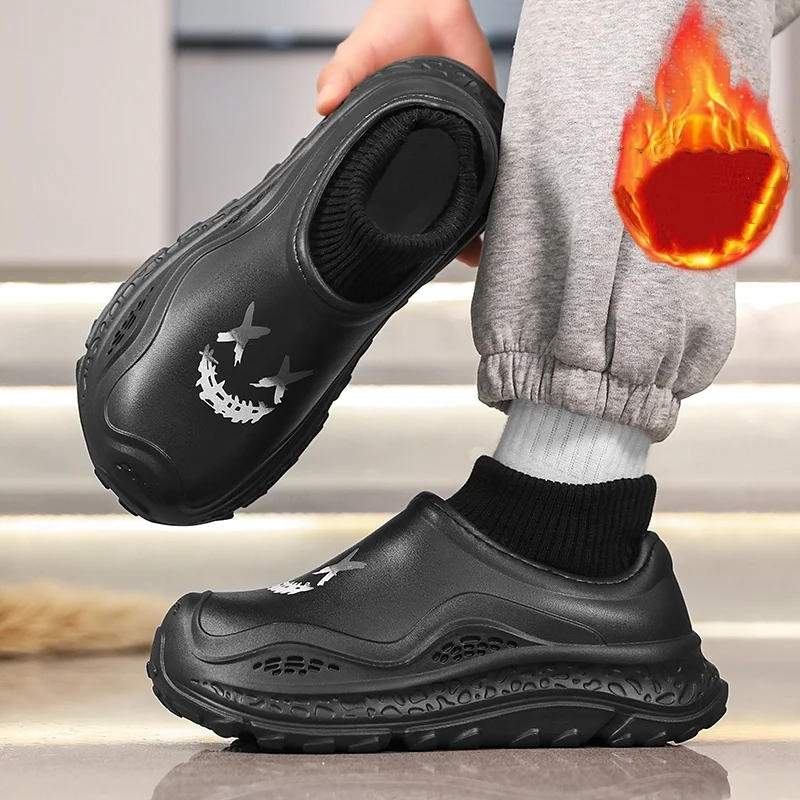 

Thick-Soled Autumn and Winter Cotton Slippers for Men and Women, Non-Slip and Warm, Suitable for Couples to Wear Outside