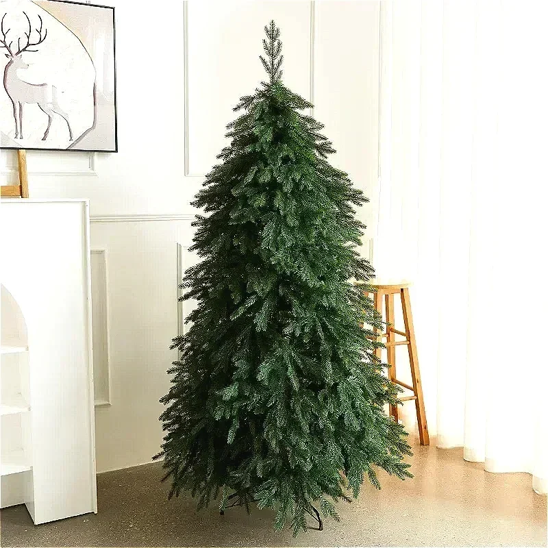 PE Artificial Christmas Tree with Lights Fir Tree Christmas Decorations Outdoor Indoor Christmas Ornaments 150cm180cm210cm