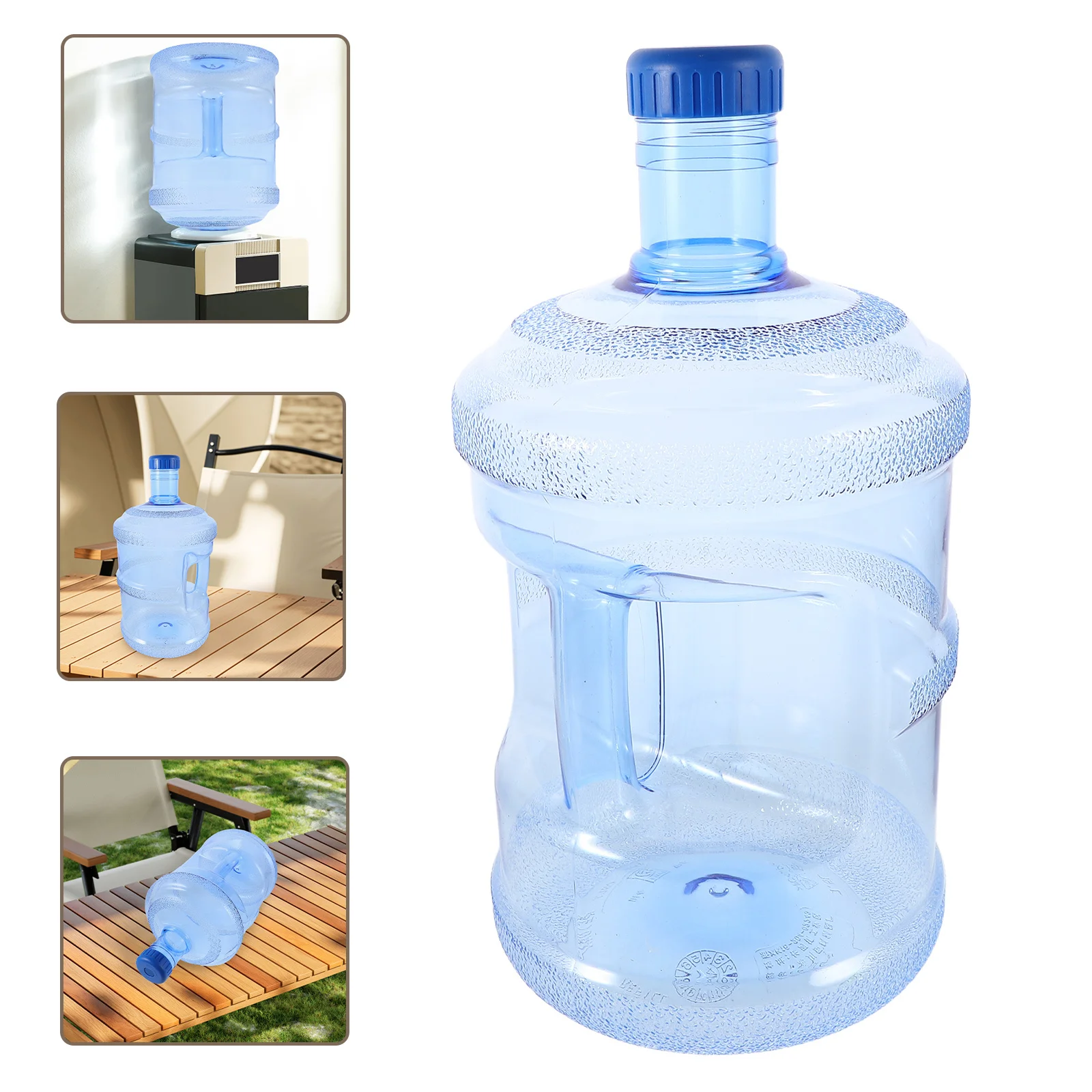 

Handheld Portable Water Storage Container Thickened Plastic Bucket Large Capacity Outdoor Camping Drinking Jug