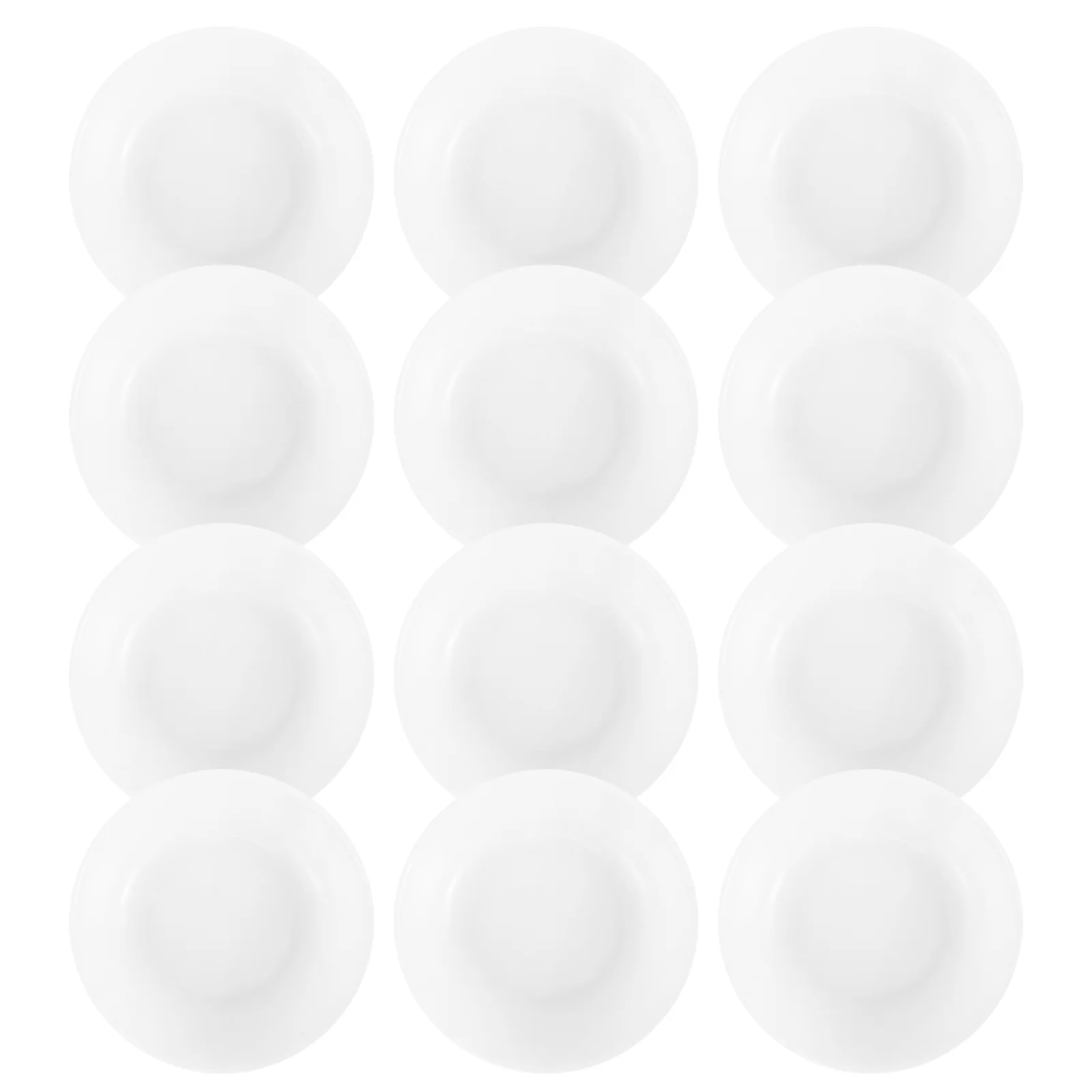 20pcs White Condiment Seasoning Dishes Mini Sauce Bowls Dipping Cups Plastic Small Plates Versatile Home Event
