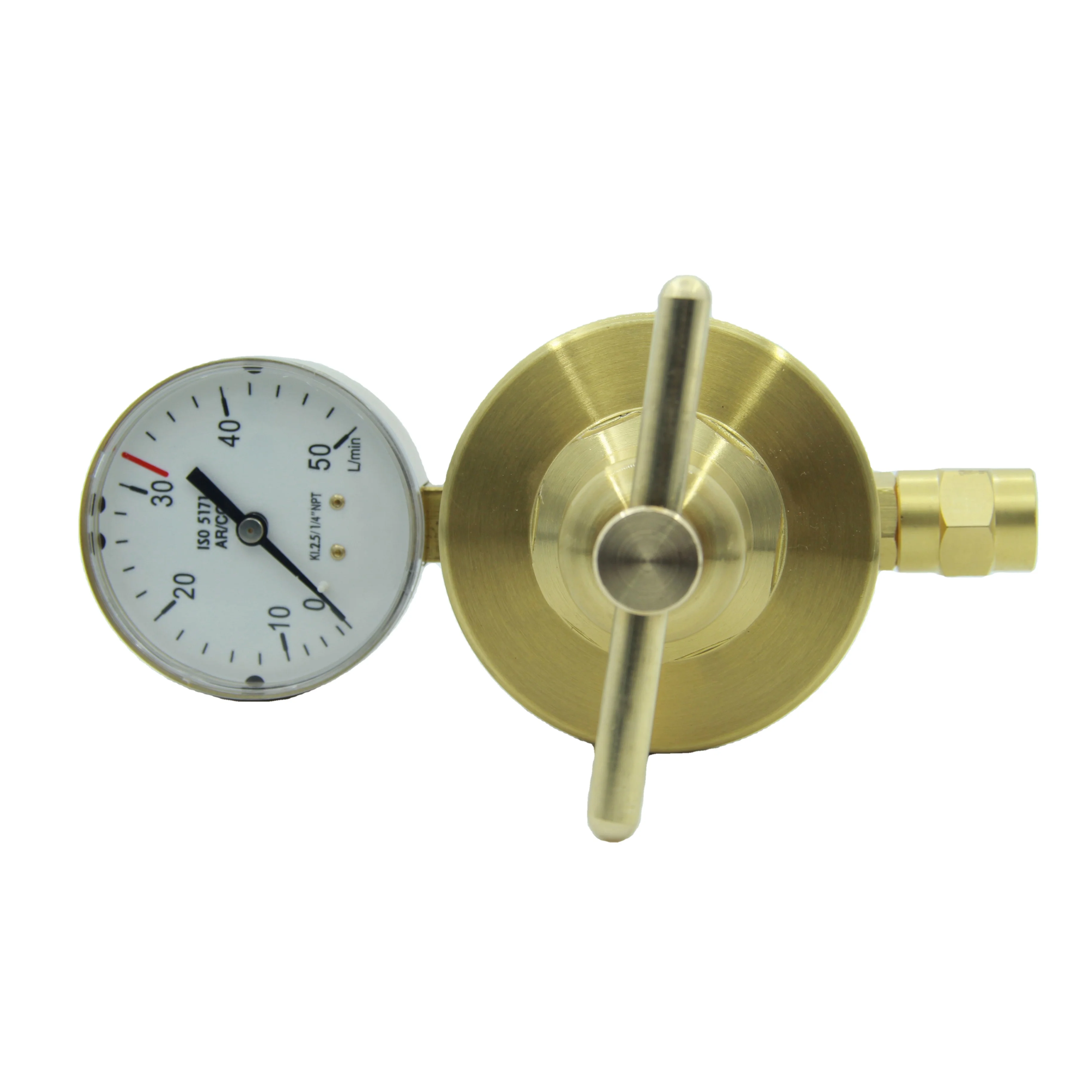 DEM SR0770P Medium Duty High Pressure Brass Single Gauge Pipe Line Gas Pressure Regulator