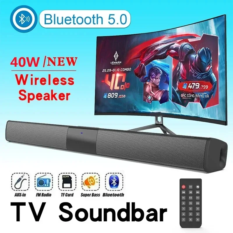 Newest Home Theater Sound System Bluetooth Speaker Computer Speakers TV Soundbar Box Subwoofer Radio Music Center Boom Box 2024