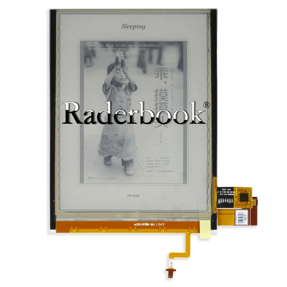 

New ED068OG1(LF) LCD Screen+Backlit Capacitive Touch Screen for Onyx Boox T76ML Cleopatra Reader LCD Display