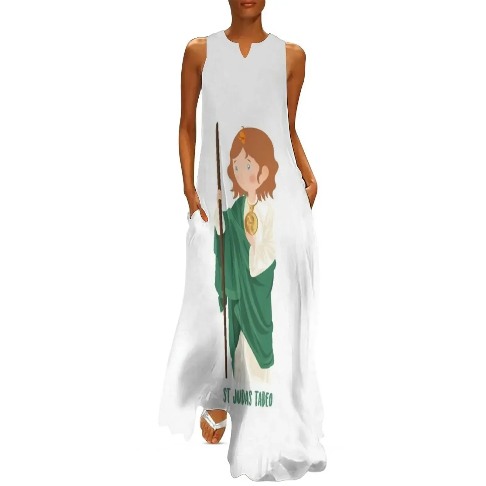 

St Judas Tadeo Long Dress clothes for women beach dress dress summer 2025 women luxury