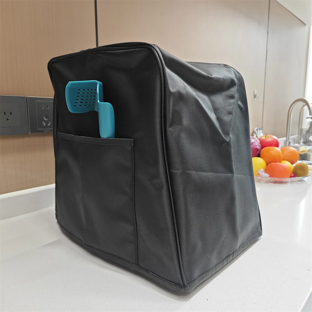For Kitchen Use Black Countertop Cover Kitchen Organization Dust Cover All-purpose Cover Roll-up Storage Strap
