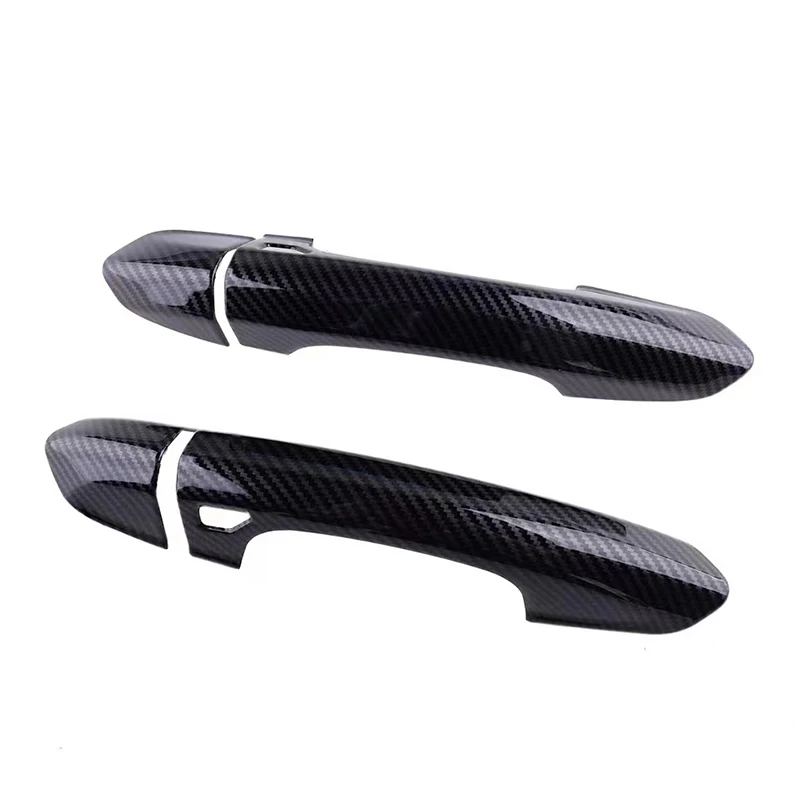 Car Accessories Exterior Components Decorate Trim Paste Style Door Handle Cover For Ford Mustang 2015 2016 2017 2018 2019 2020