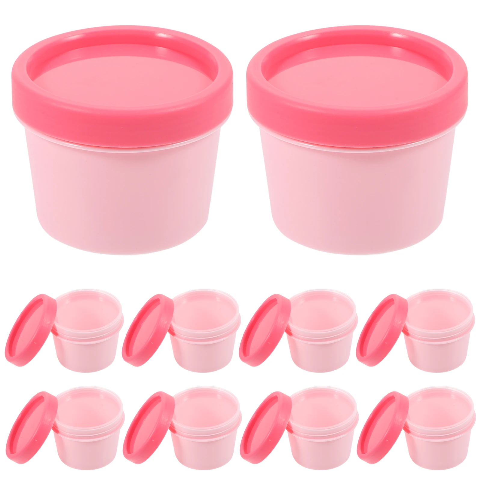 

10pcs 100G Ice Cream Storage Containers Leakproof Freezer Boxes For Homemade Dessert Yogurt Stackable Kitchen Storage Container