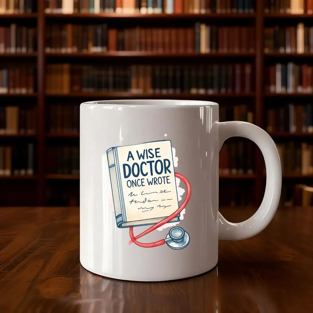 

Funny Coffee Mug - "A Wise Doctor Once Wrote" | Perfect Gift for Medical Professionals, Physicians, and Doctors - Ideal Birthda