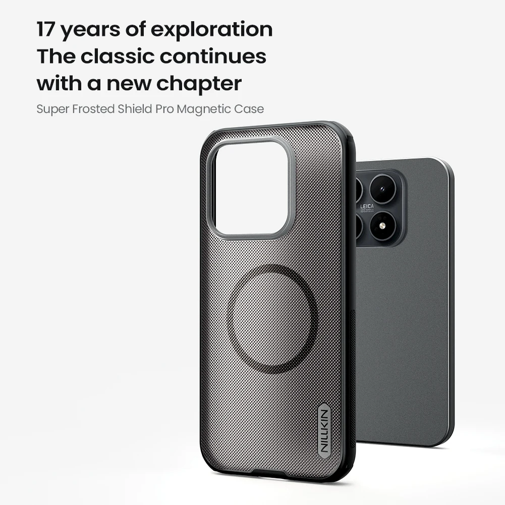 Nillkin Etui Magnetyczne Super Frosted Shield Pro Ultra-Thin Hard Magsafe do Xiaomi Mi 17 5G, Ochronna Obudowa Tylna do Xiaomi 17 — zdjęcie produktu 2