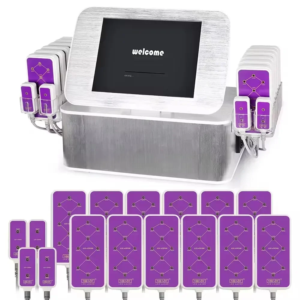 Lipo Red Light Treatment 14 Boards Body Weight Loss Shaping Rejuvenation Lifting  Tool Whitening Spot Anti-aging  Care