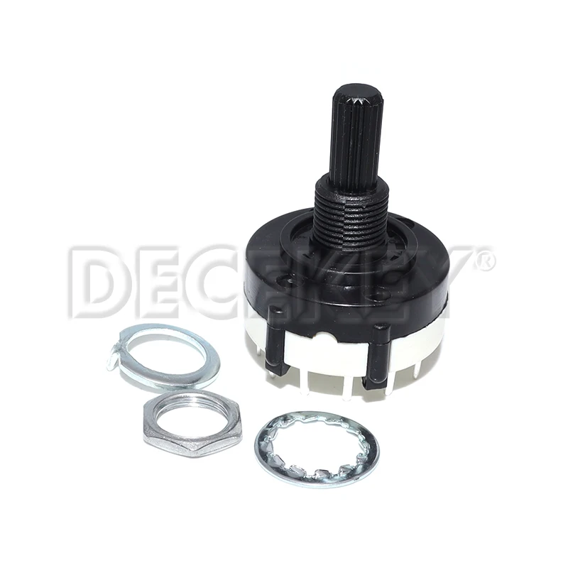 RS26 1 Pole Position 12 Selectable Band Rotary Channel Selector Switch Single Deck Rotary Switch Band Selector