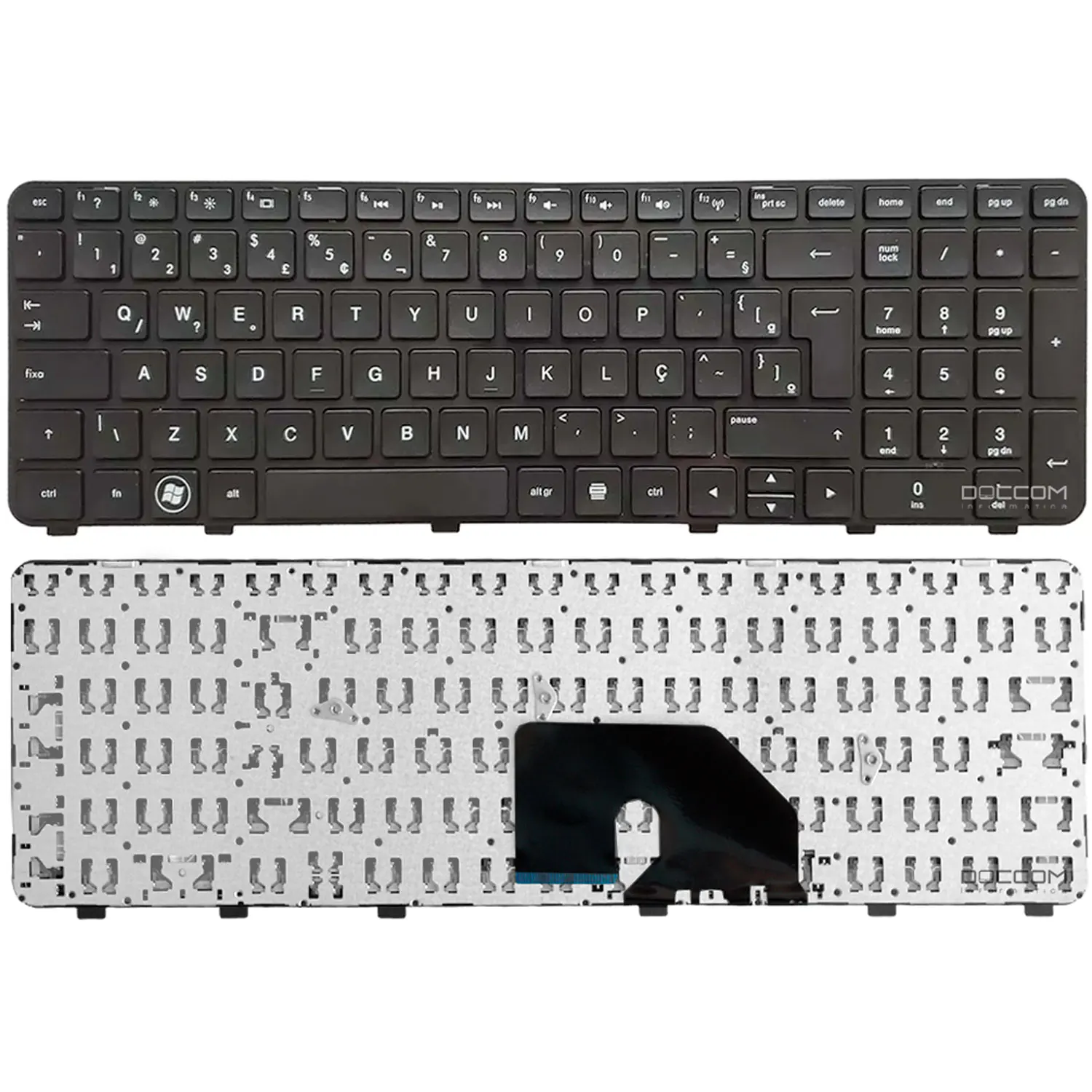 Compatible Keyboard Notebook HP Pavilion Dv6-6167tx Dv6-6168tx Dv6-6169ee Dv6-6c60em Dv6-6c60eo Dv6-6c60er Dv6-6005et Dv6-6004eo