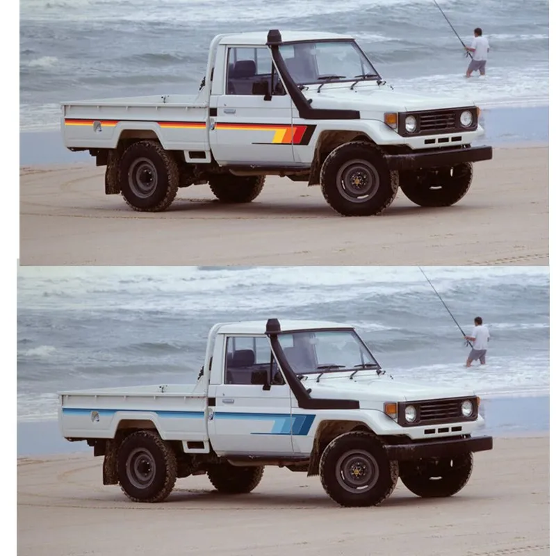 

Car Stickers Body Modification Custom Sports Fashion Accessories Vinyl Decals FOR TOYOTA LAND CRUISER LC75 LC79