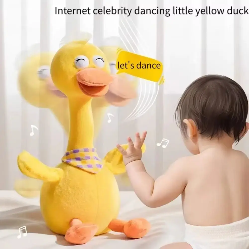 Duck dança pato elétrico versão em inglês gravação repetindo dança falando pato cantando o que você diz repetindo pato falando