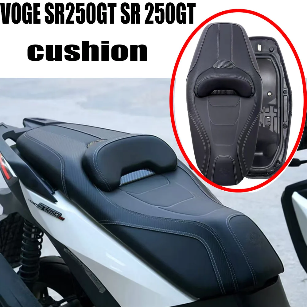 For VOGE SR250GT SR 250GT Modified Seat cushion Lumbar cushion Assembly Breathable And Comfortable Seat Backrest Nondestructive