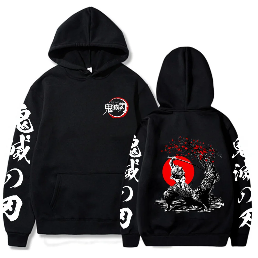 

Women'S Long Sleeve Tops Kawaii Japanese Y2k Clothes Harajuku Retro Fashion Demon Slayer Anime Sweatshirt Spring Warm Hoodie Top