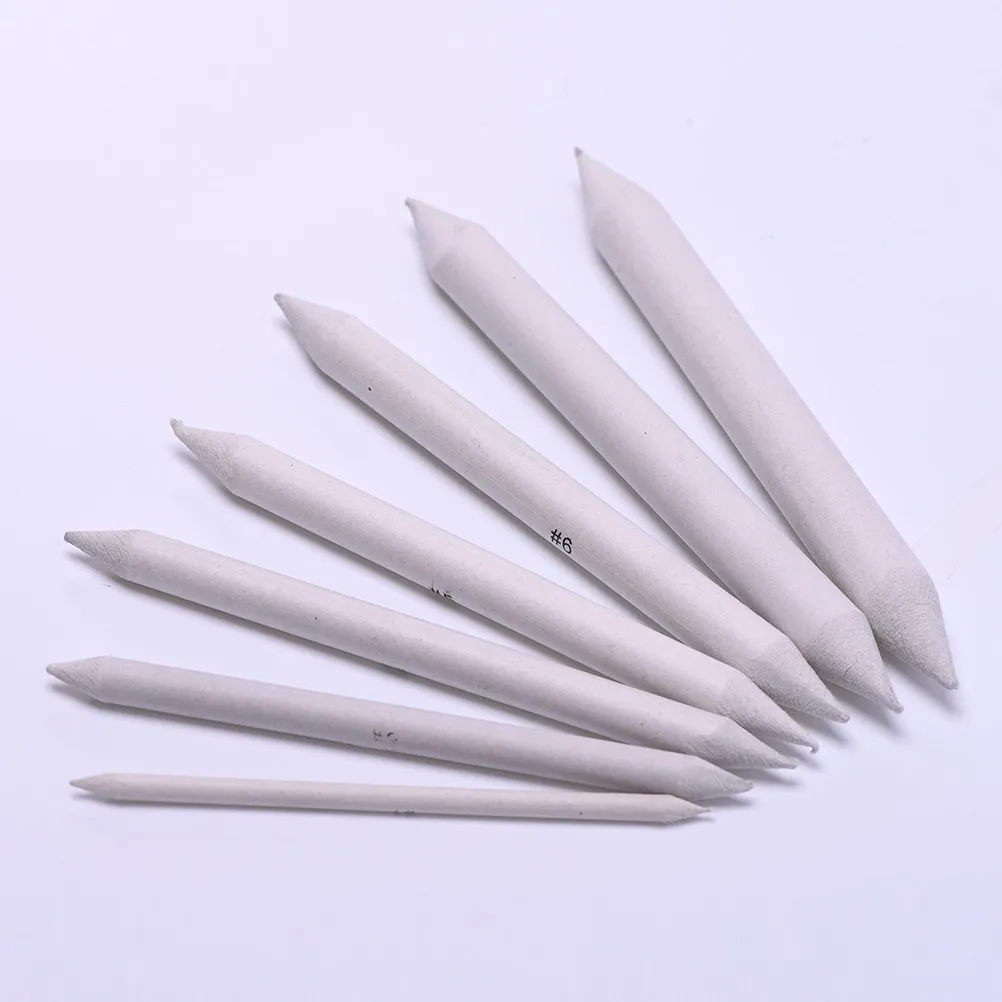 18Pcs Blending Stump for Drawing Double-Ended Pointed Soft Gray Paper Felt Artist Tool Set Ideal for Pastel Charcoal Pencil