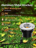 6-10PCS Led Garden Underground Lamps 5W Underground Light AC220V110V24V IP68 Waterproof Buried Garden Path Spot Recessed