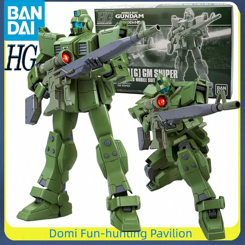 

Bandai Original GUNDAM HGUC 1/144 Anime Figure RGM-79[G] GM Sniper Assembly Model Joint Movable Action Toys Collectible Gift