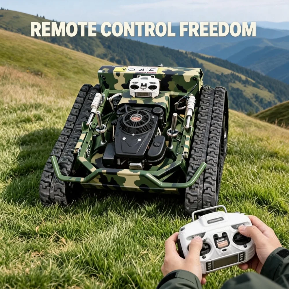 Customization Small Tracked Lawn Mower  CE/EPA Certified Certified Self-Propelled Lawn All-Terrain Garden