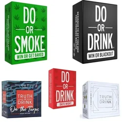 Truth or Drink English giochi da tavolo Truth o Drinking Card Games Friends Party Game Card Do o Smoke 2-8 Friends Party Games