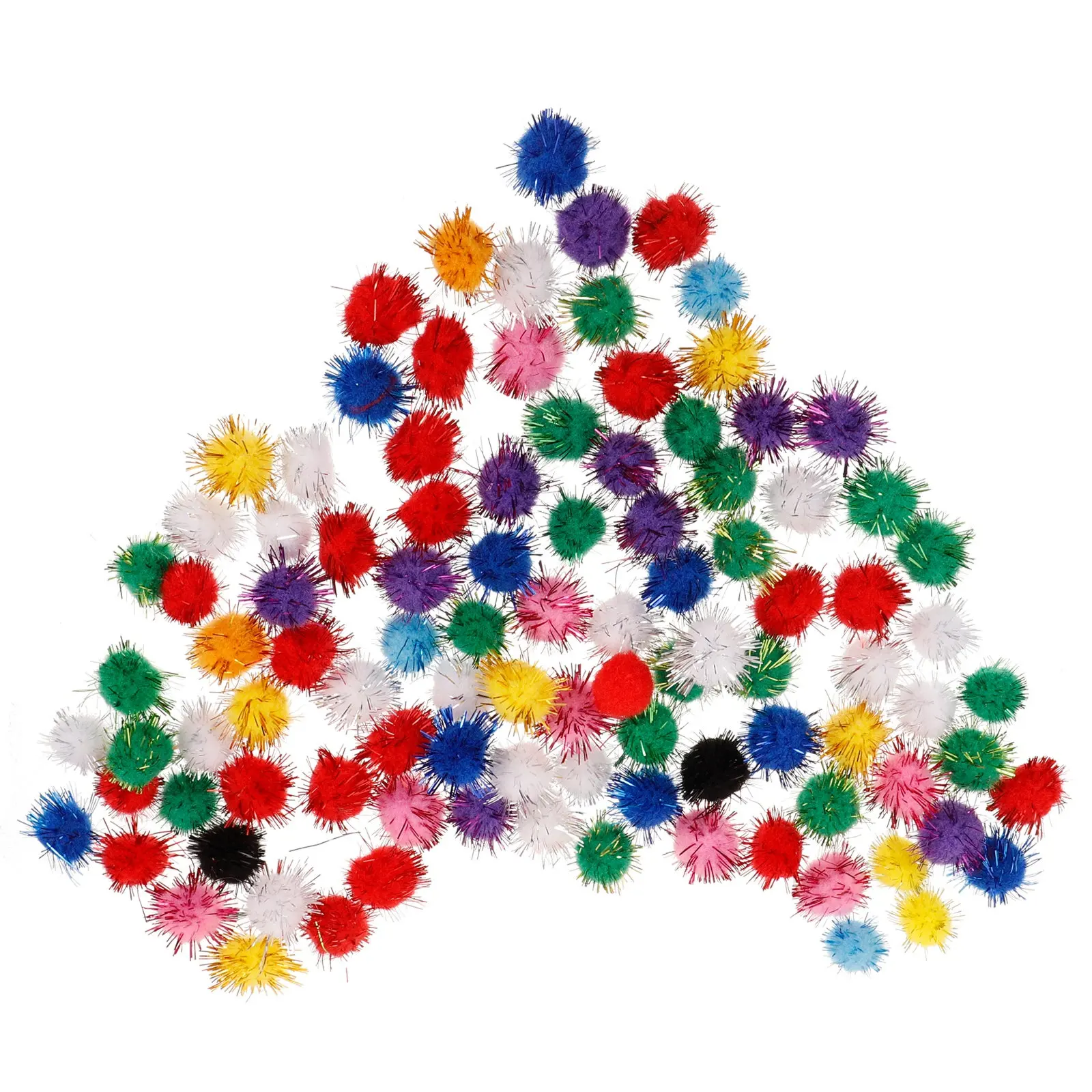 500Pcs Pom Balls Assorted 20Mm Colors for Handmade Crafts Decorations DIY Kids School Projects Creative Supplies