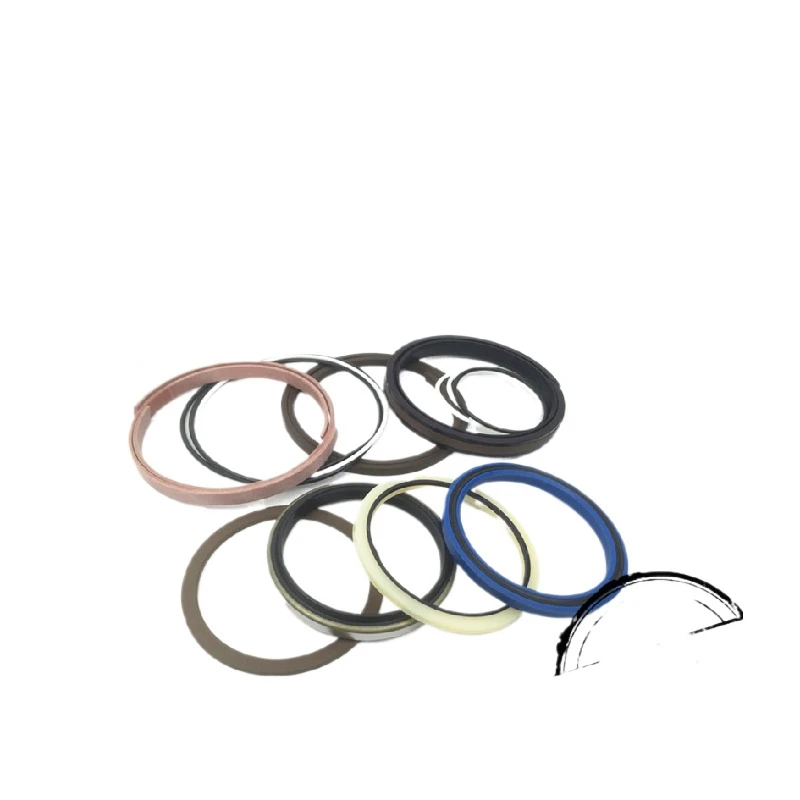 For XCMG XE150D Big Arm Middle Arm Bucket Arm Oil Cylinder Oil Seal Repair Kit Excavator Accessories