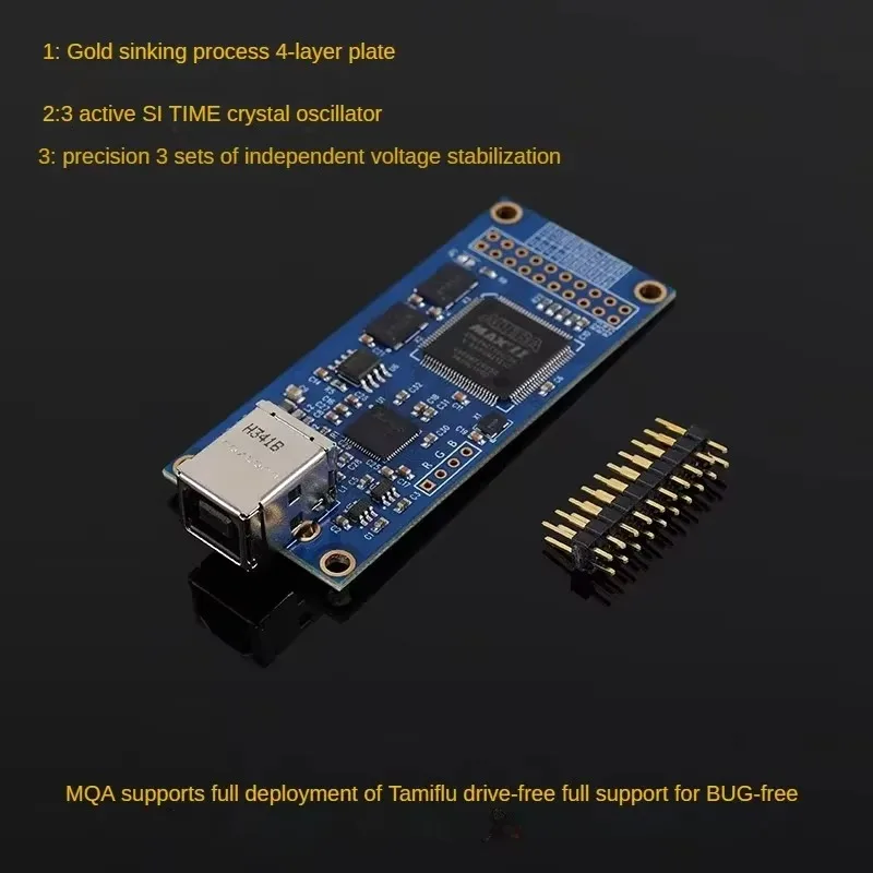BoMaSXmos Xu316+cpld Usb Digital Interface 768k Dsd512 Supports Mqa Compatibility Amanero Usb Card