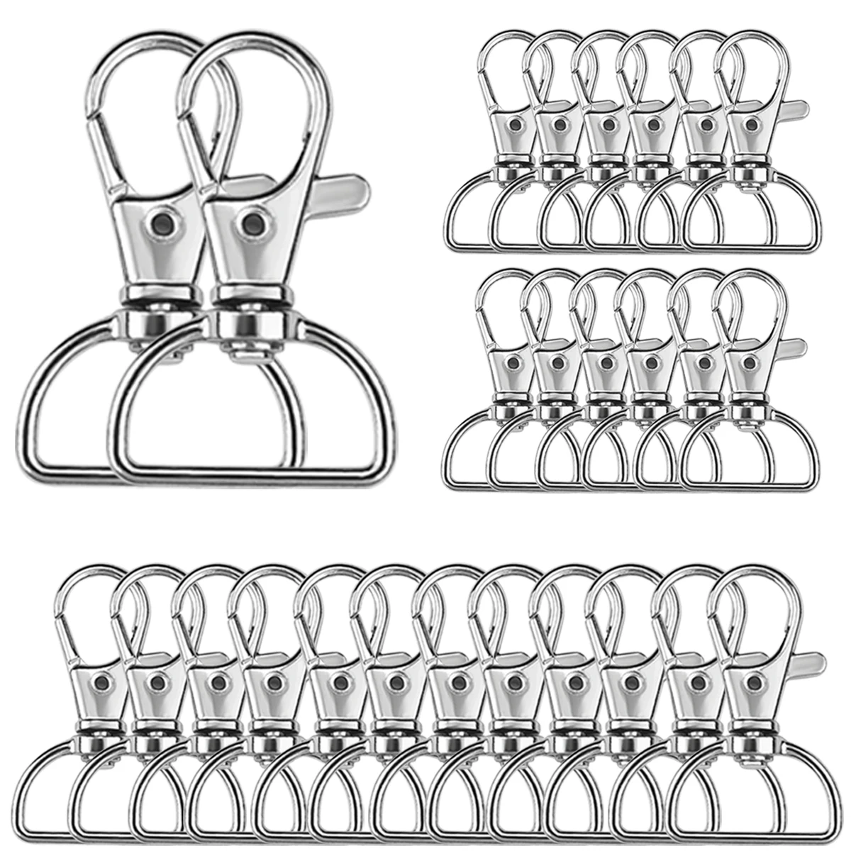 Key Chain Clip Set for DIY Projects