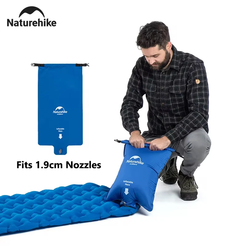 

Naturehike Ultralight Camping Inflatable Bag Outdoor Portable Folding Air Bag for Sleeping Pad Mattresses Fast Inflation