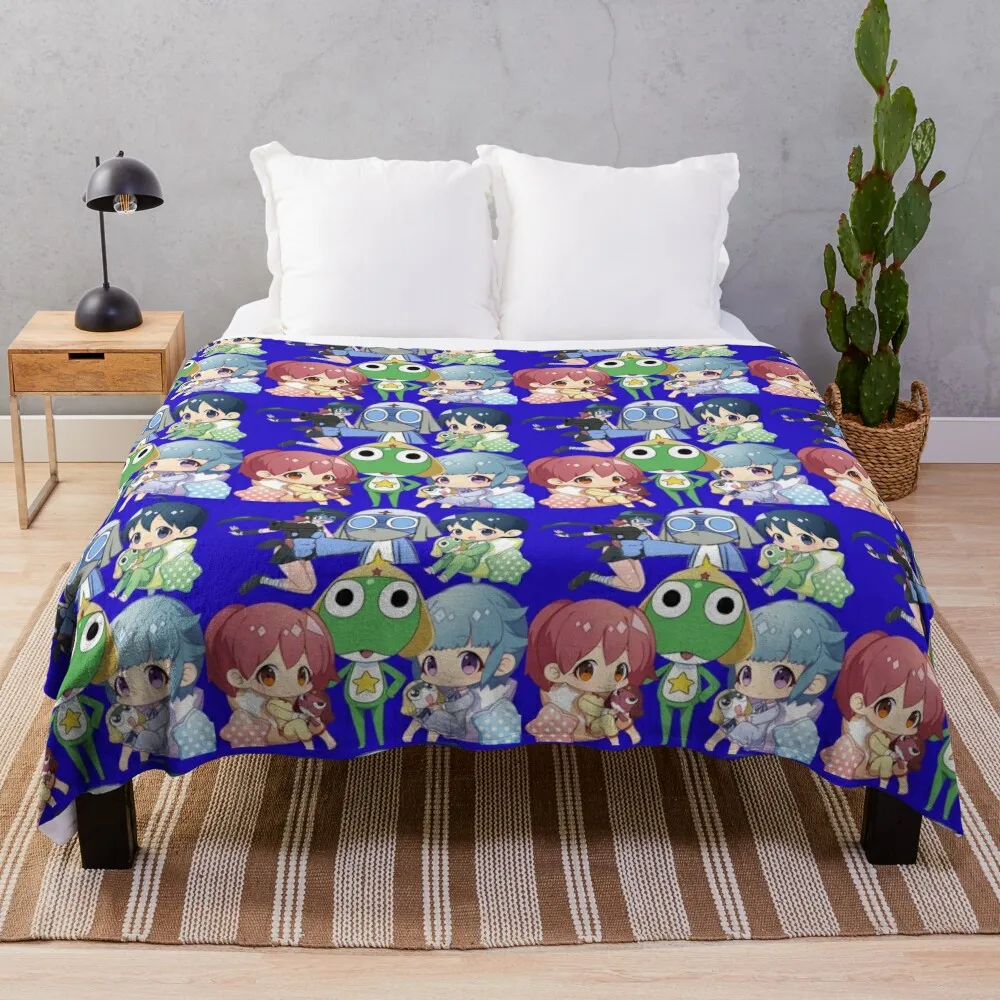 

keroro gunsokeroro gunsokeroro gunsokeroro gunso Throw Blanket Plush Blankets