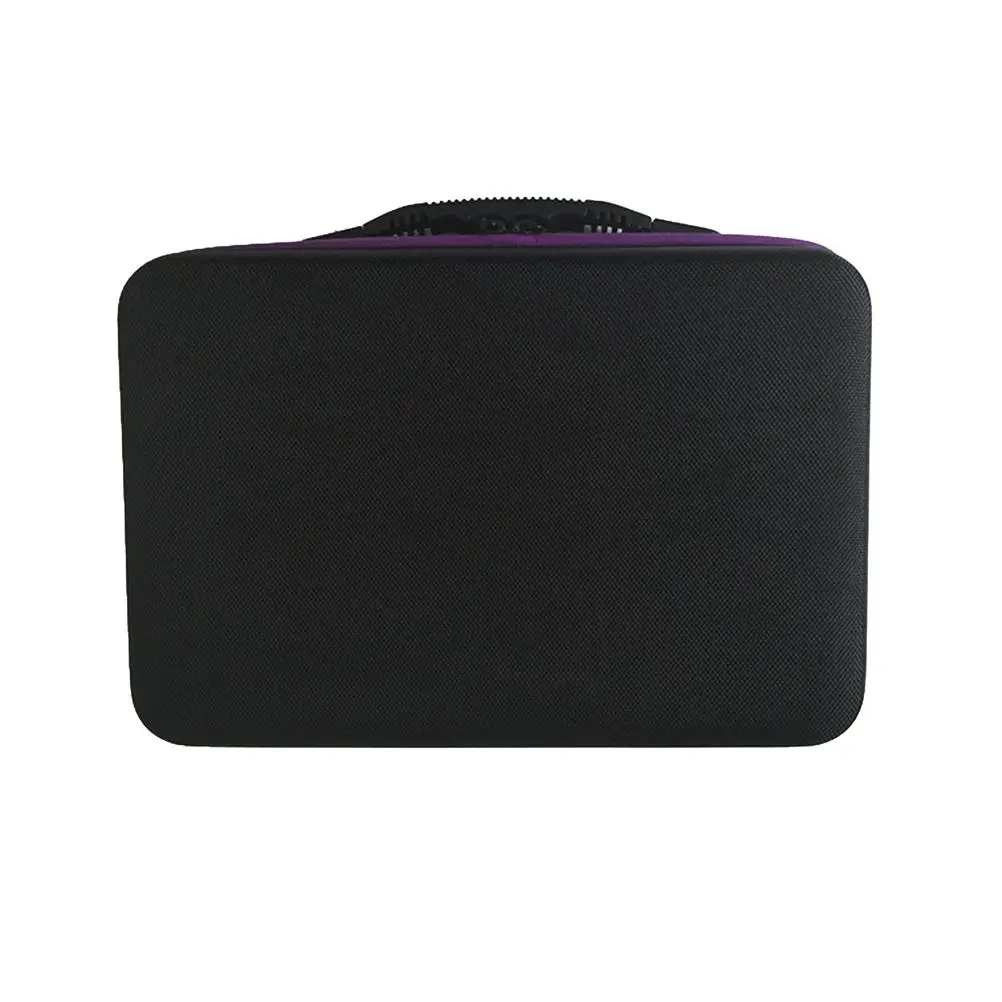 60 Bottles Essential Oil Storage Bag Shockproof Drop Essential Oil Storage Box Proof Travel Organizer for Makeup Brushes