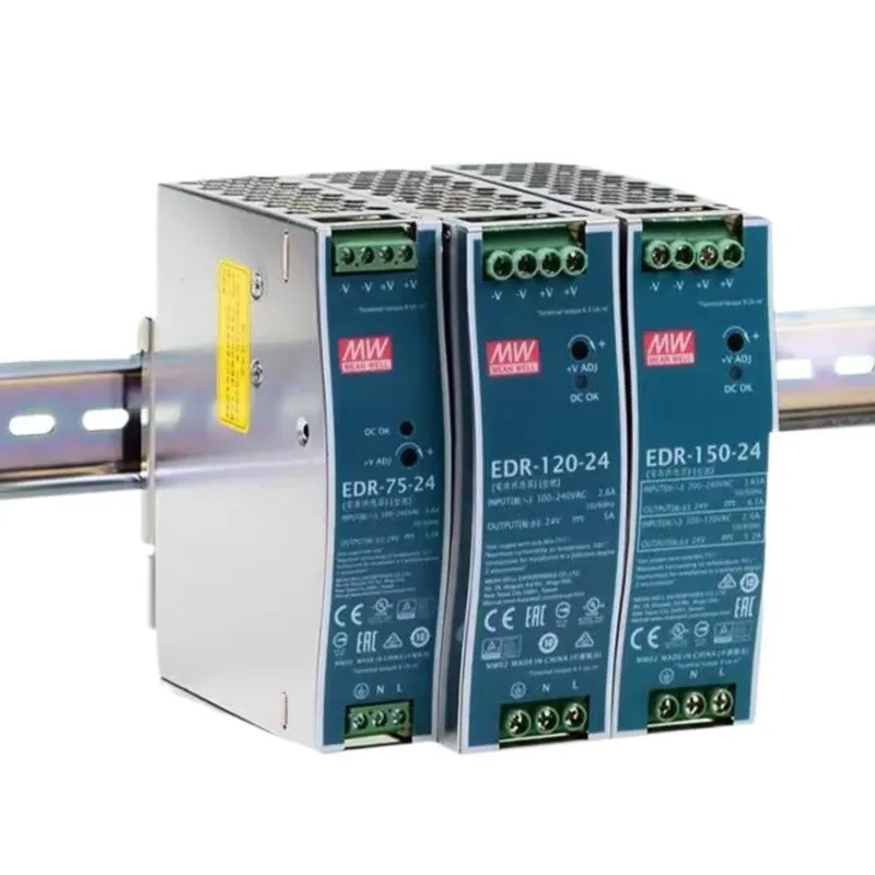 

MEAN WELL EDR-120 EDR-120-12 EDR-120-24 EDR-120-48 Промышленная DIN-рейка с одним выходом