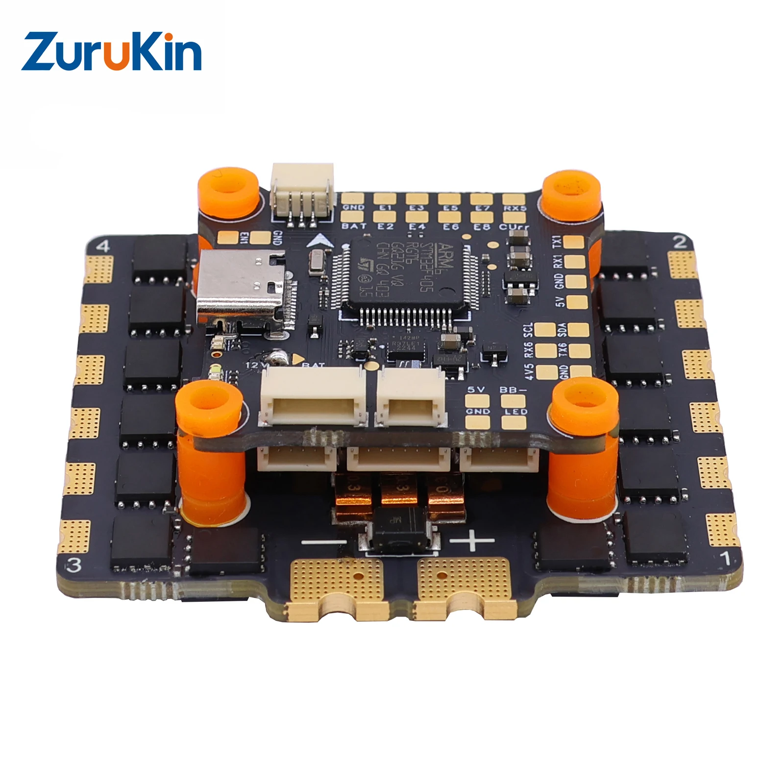 HAKRC 5139 F4551 Stack 90A/110A 4 in 1 ESC Flight Controller Plug-in Programmable 2S-8S Lipo Dshot Support for FPV Racing Drone