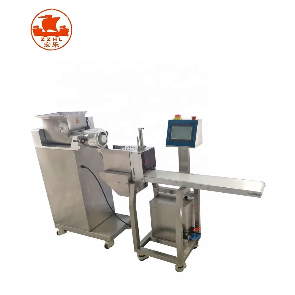 2 Horizontal Protein Energy Chocolate Nuts Bars Snack Date Extruder Processing Making Machine