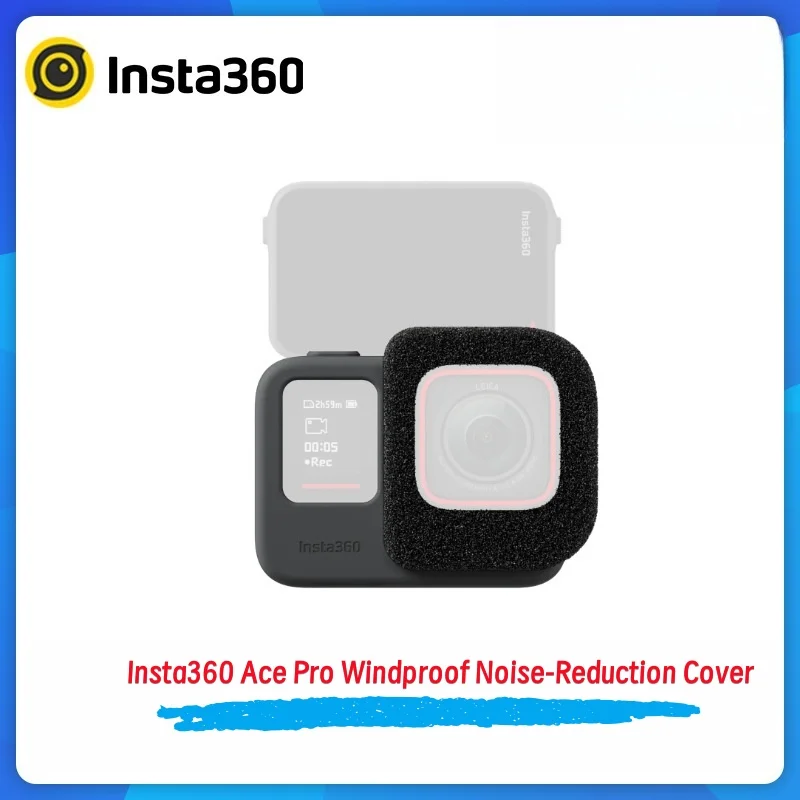 

Insta360 Ace Pro Ветрозащитный комплект шумоподавления Акустическая губка для чистых звуков Оригинальный аксессуар для снижения шума ветра