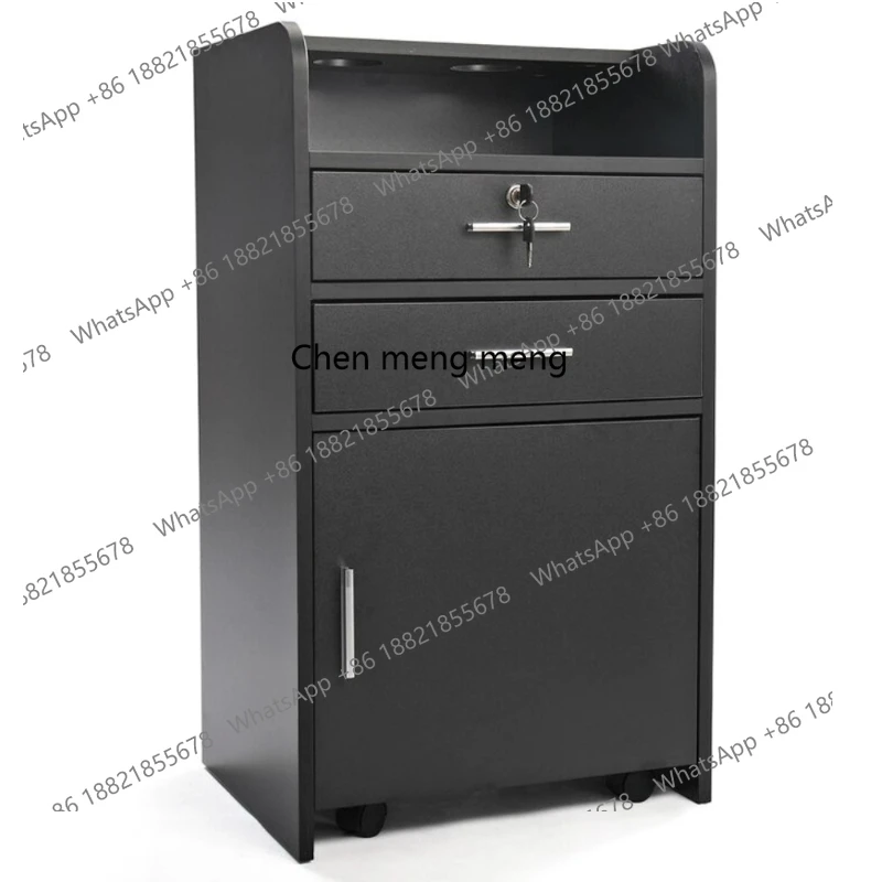 

Деревянная тележка для парикмахерской, тележка для инструментов для салона красоты обеспечивает проверки товара и красоту.