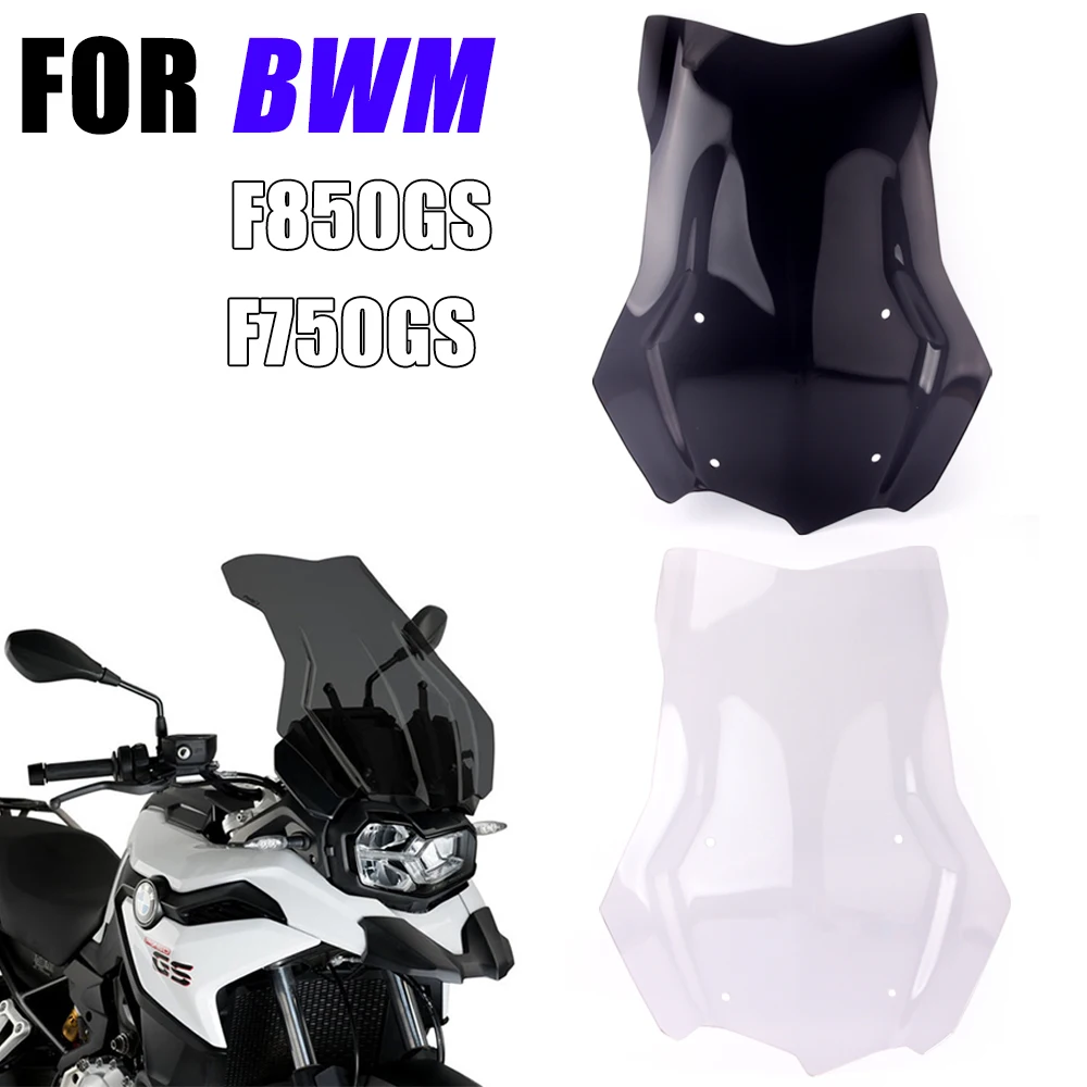 Motorcycle New ABS Windshield Windscreen Increased Wind Deflector Fixing Bracket F850 GS For BMW F750GS F850GS F750 GS 2018-2021