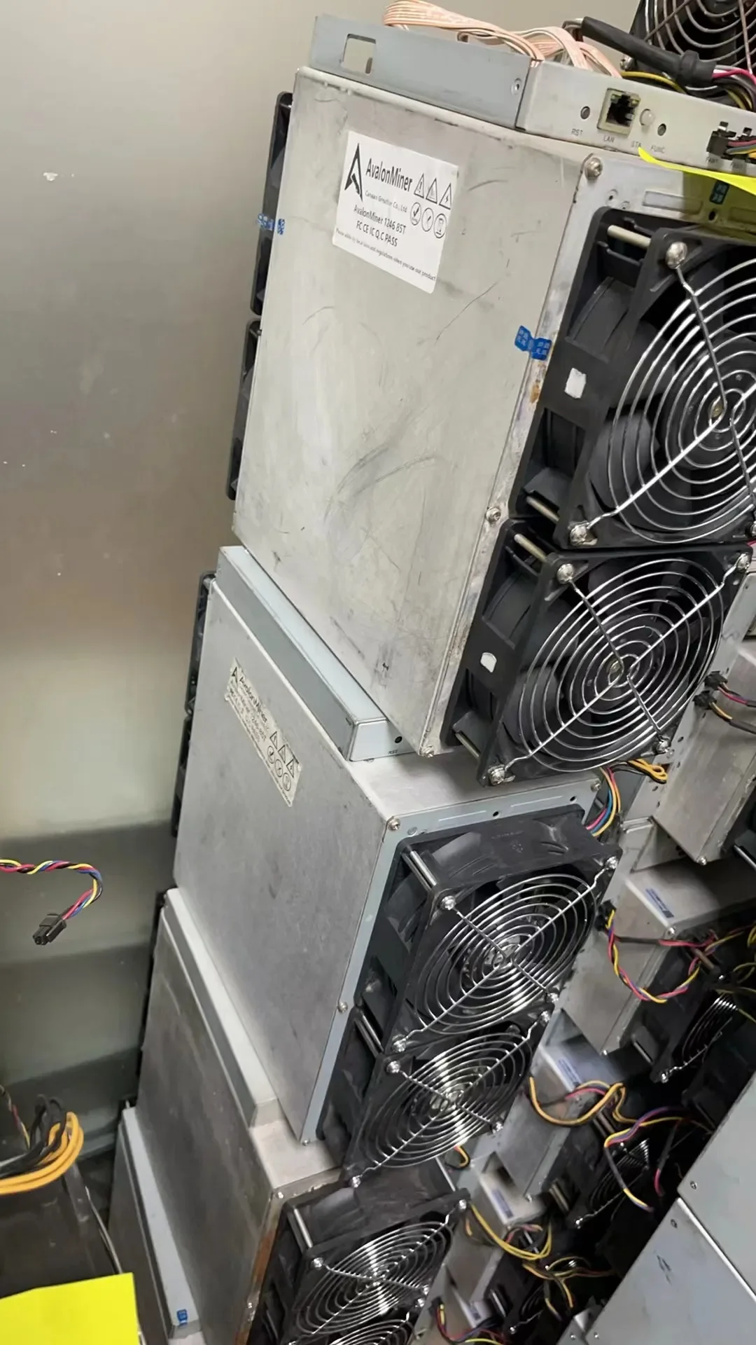 아발론마이너 1166 프로 PSU BTC 채굴 기계 포함 asic 채굴기, M20S M21S Antminer S19 S17 T17 보다 경제적인 채굴기, 78-81TH/s, 3400W