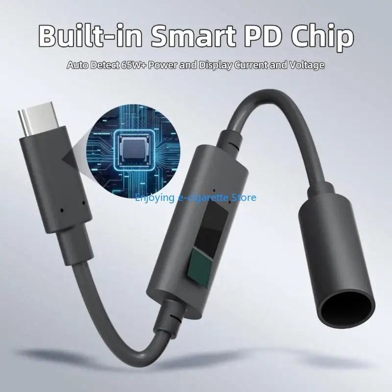 Reliable Type C To DC5521 Adapter For Mini Router With Real Time Power Monitoring And Rugged Build Y4QF