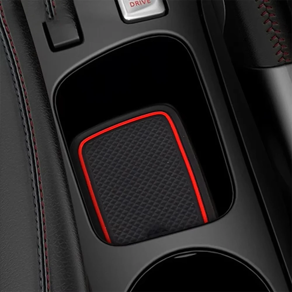 Für Renault Clio 4 2013-2018 Anti-Rutsch-Türschlitzmatten Getränkehalter Aufbewahrungsrillen Innenraum-Dekor Schutz-Autozubehör – Detail 4