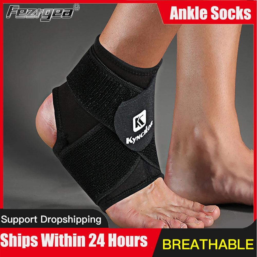 1 PCS Sports Ankle Support Running Fitness Compression Bandage Protective Ankle