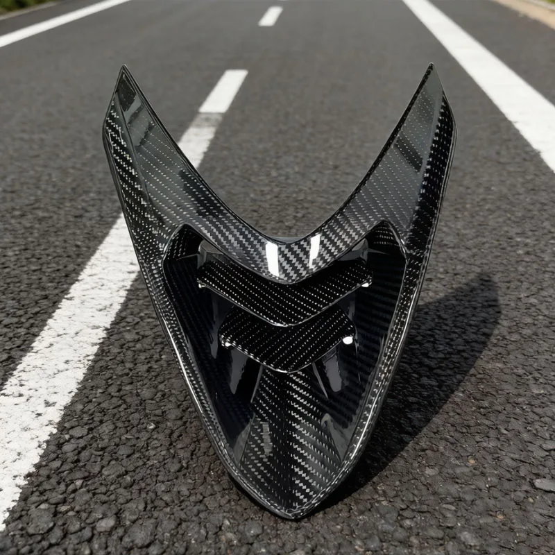 

For KAWASAKI NINJA ZX-6R ZX-6RR 2024 2025 Moto Carbon Fibre Front Fairing Air Inlet Stamping Port Shell Cover Housing Guards